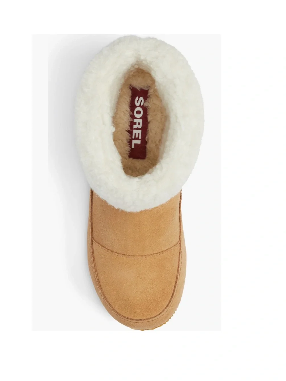 Sorel Go Stumptown Faux Fur Lined Bootie Tawny Buff Natural White Women’s 11